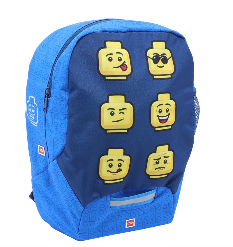 LEGO børnehaverygsæk, Faces, Blue 